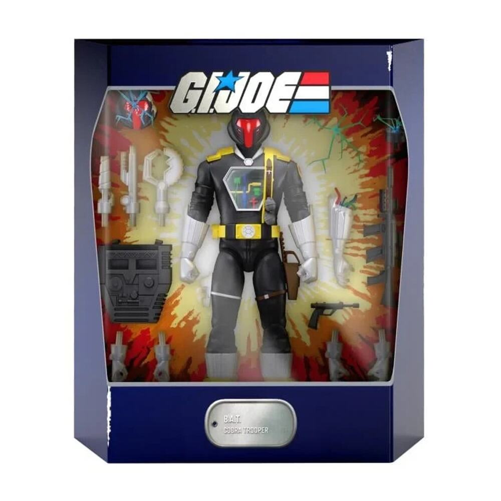 G.I. Joe Cobra B.A.T Super7 Ultimate's 7” Inch Action Figure New Factory Sealed